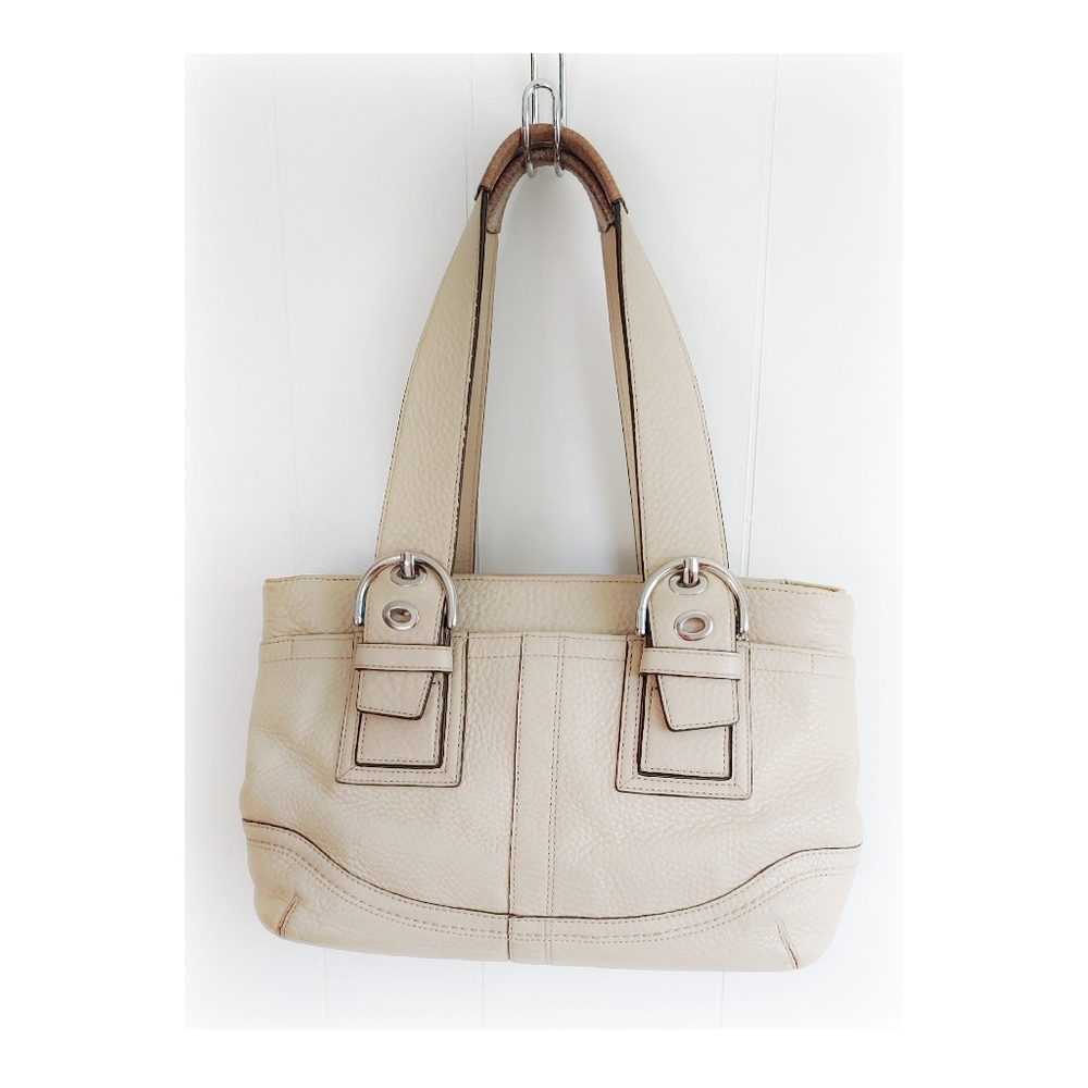 Coach Soho Pebbled Leather Satchel Bag Purse